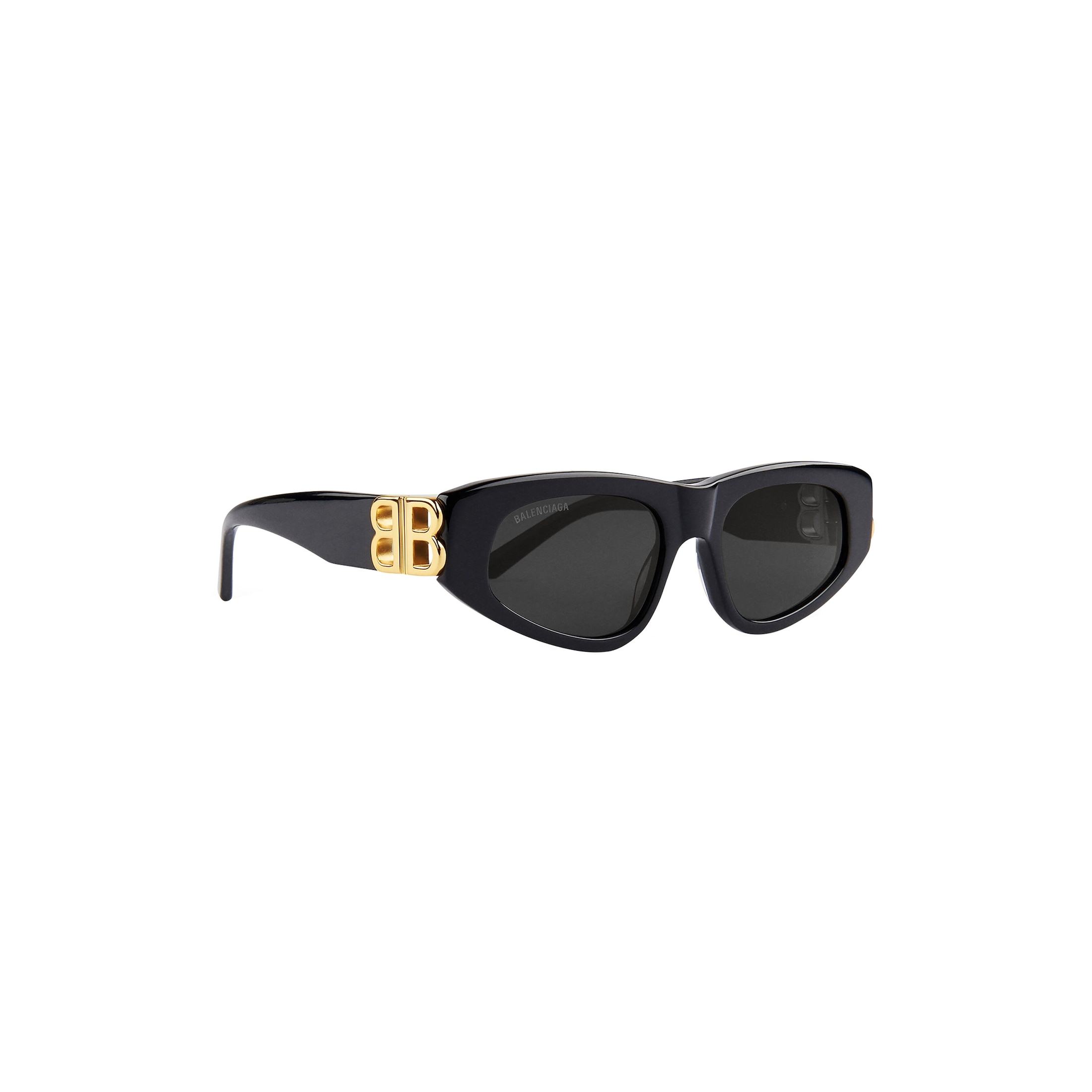 Dynasty D-frame Sunglasses in Black - Image 3